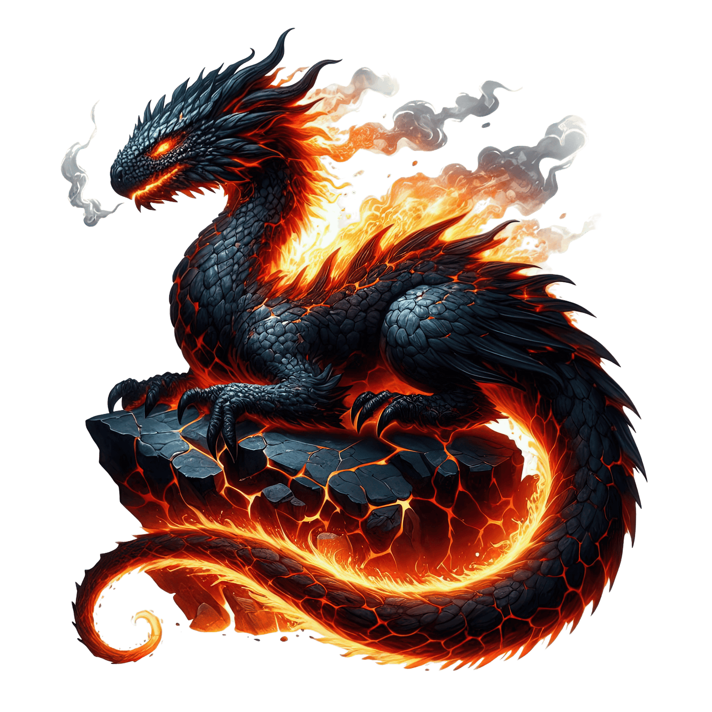 Bügelbild Elementar Drache #22