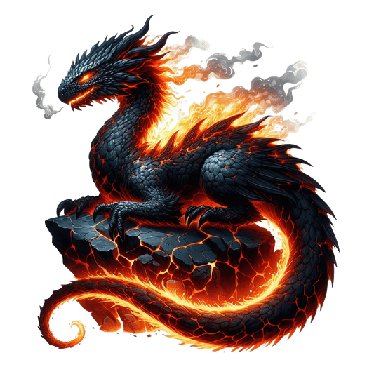 Bügelbild Elementar Drache #22