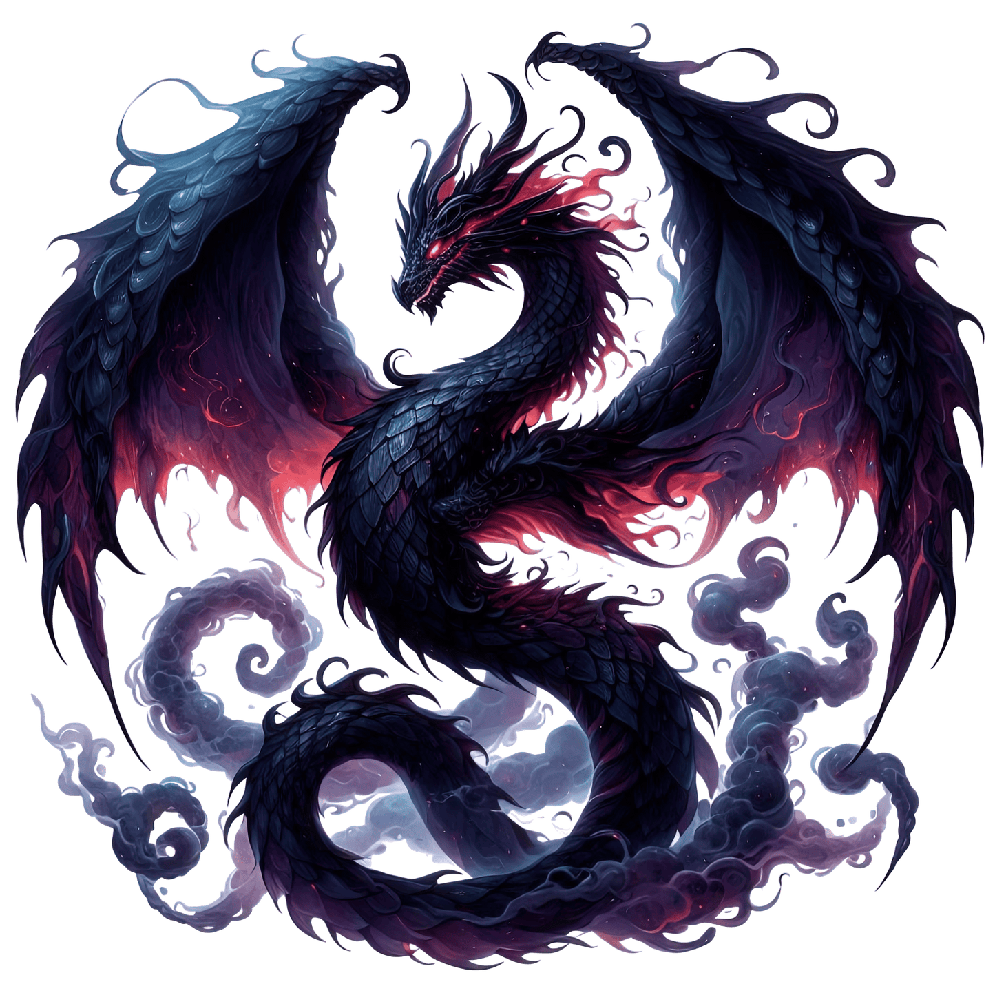 Bügelbild Elementar Drache #23