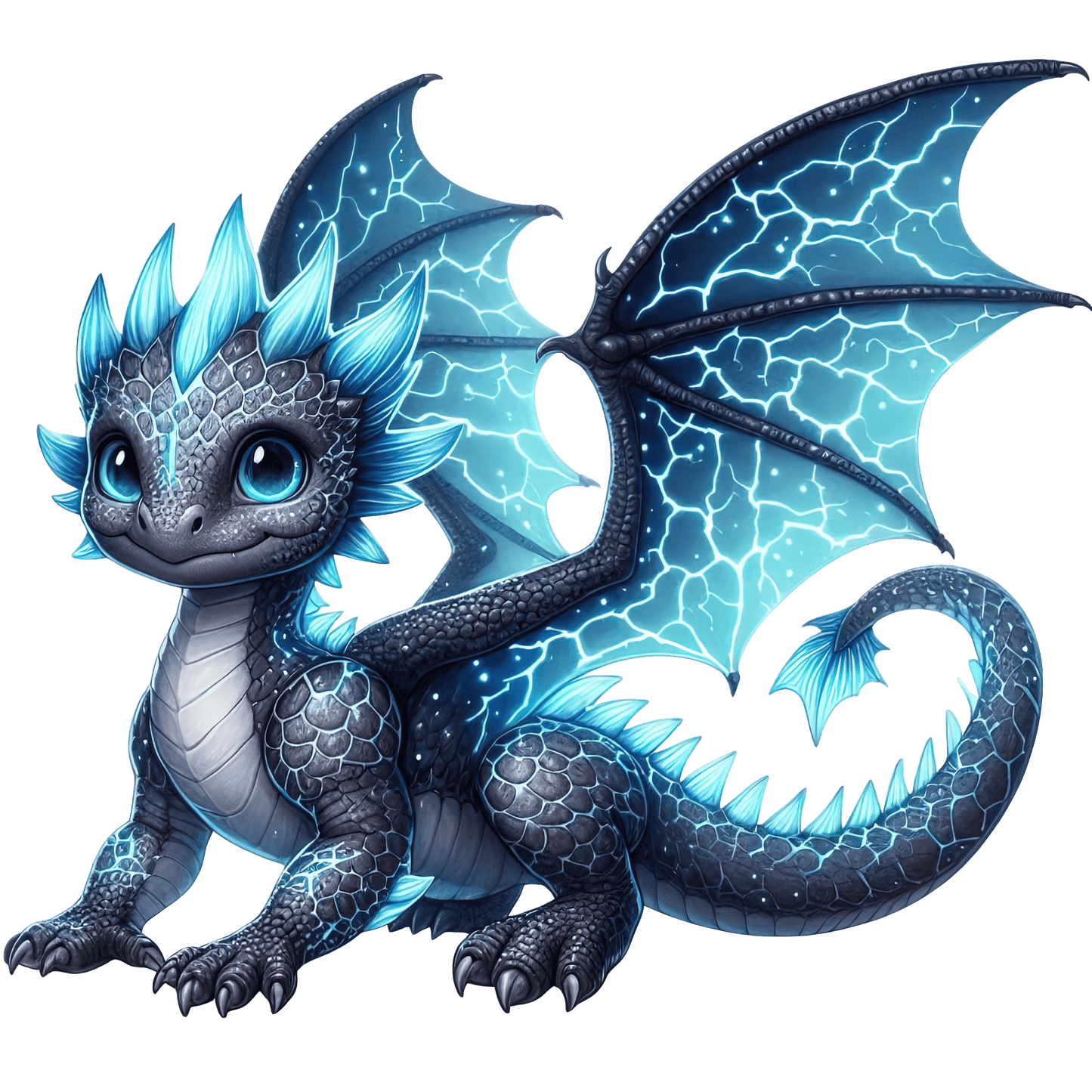 Bügelbild Elementar Drache #24