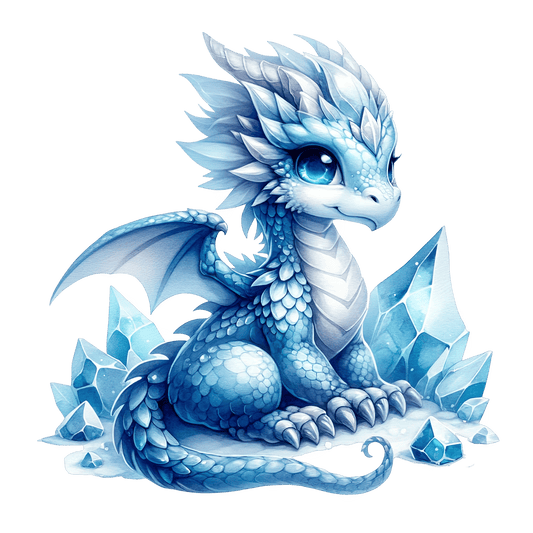 Bügelbild Elementar Drache #29