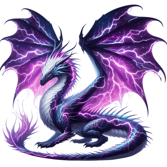 Bügelbild Elementar Drache #3