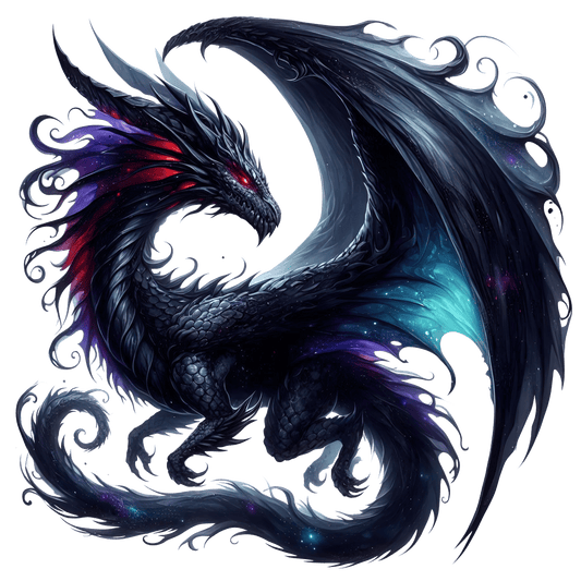 Bügelbild Elementar Drache #30