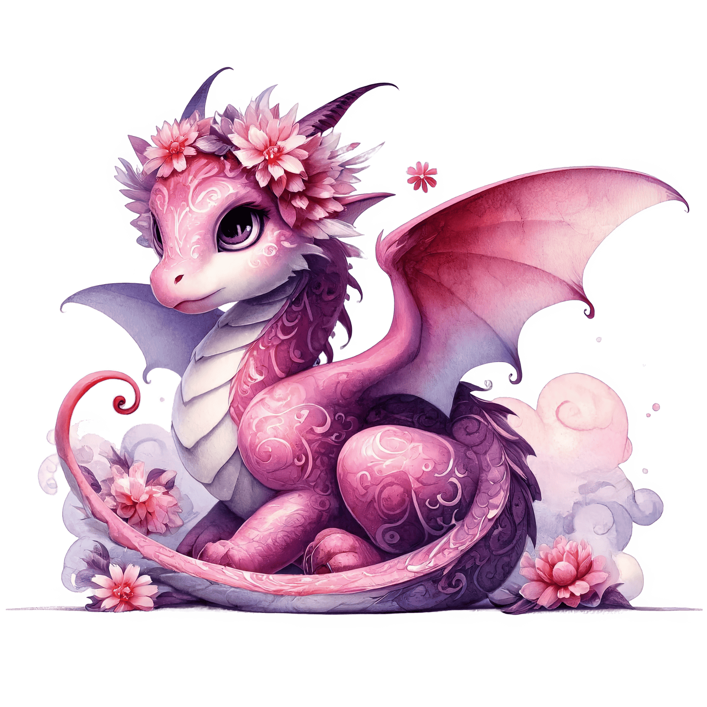 Bügelbild Elementar Drache #32