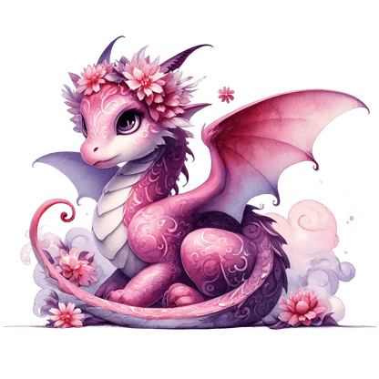 Bügelbild Elementar Drache #32