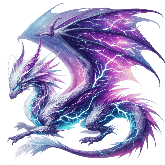 Bügelbild Elementar Drache #34