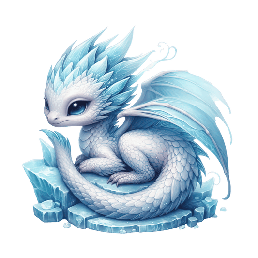 Bügelbild Elementar Drache #4