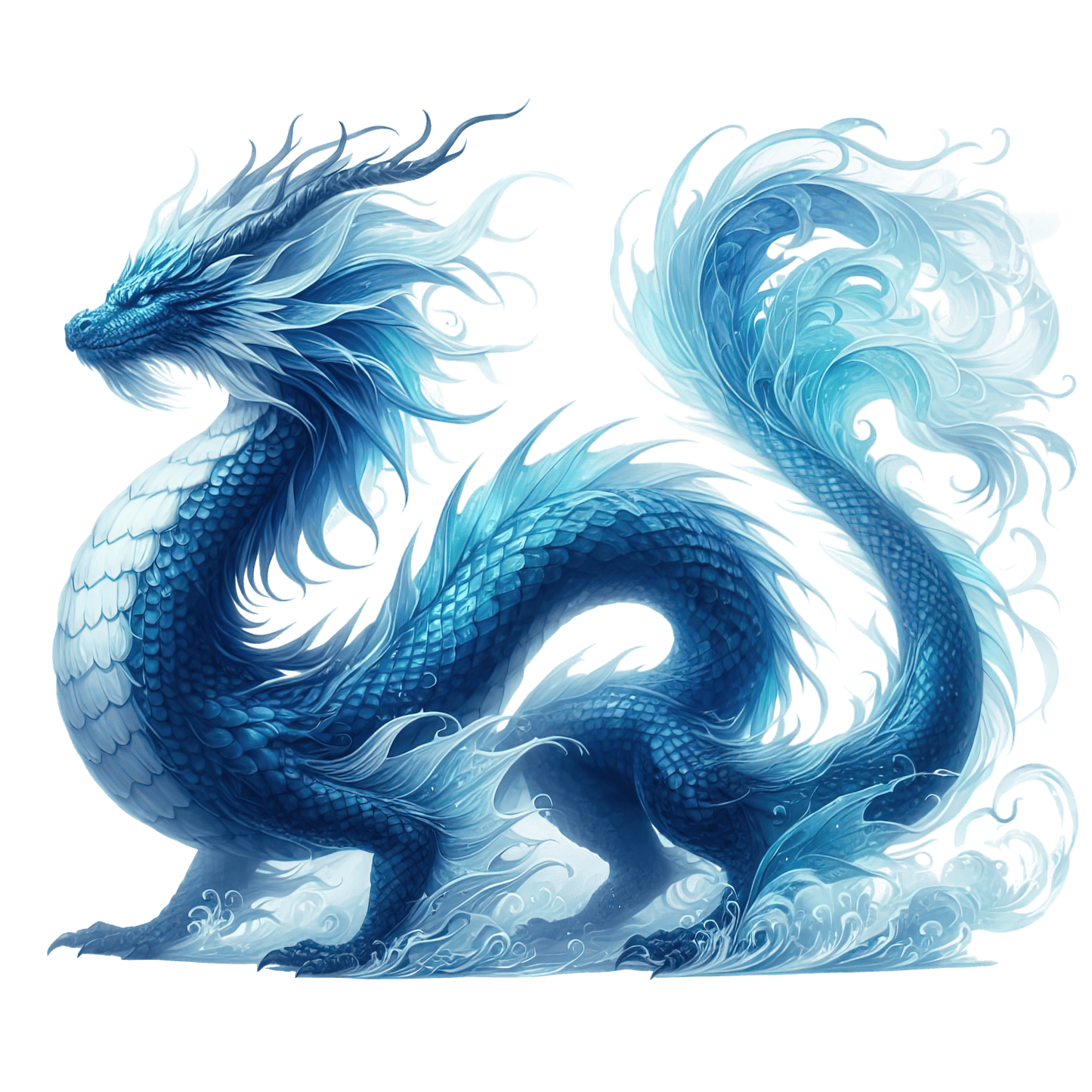 Bügelbild Elementar Drache #8