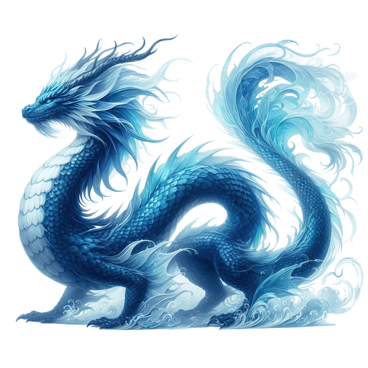 Bügelbild Elementar Drache #8