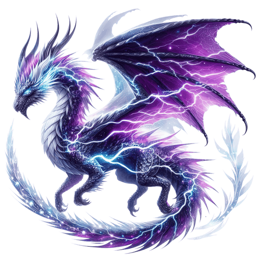 Bügelbild Elementar Drache #9