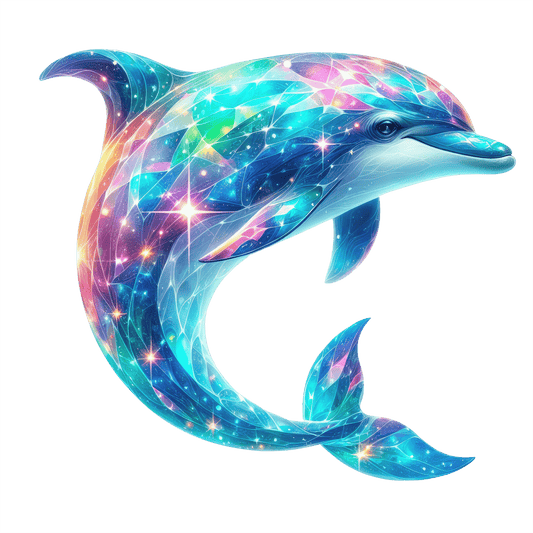 Bügelbild Fantasy Meerestiere Delfin #21 Fylou's Style