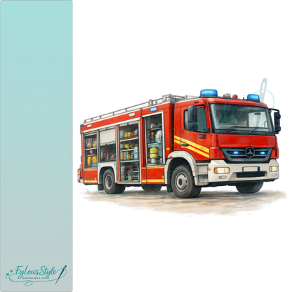 Bügelbild Feuerwehr