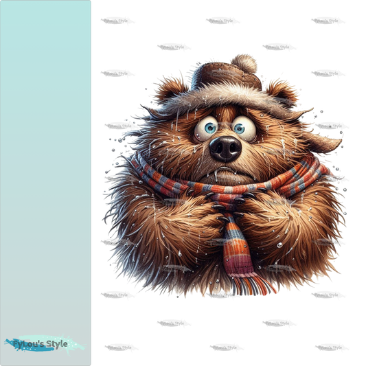 Bügelbild FrostBEULEN Bär #1