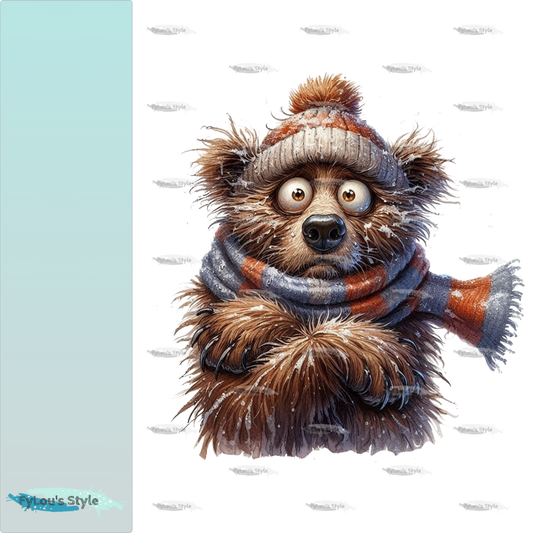 Bügelbild FrostBEULEN Bär #2