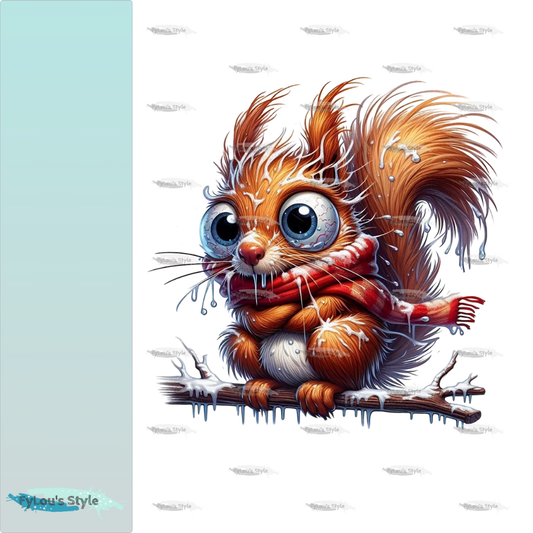 Bügelbild FrostBEULEN Eichhörnchen #2