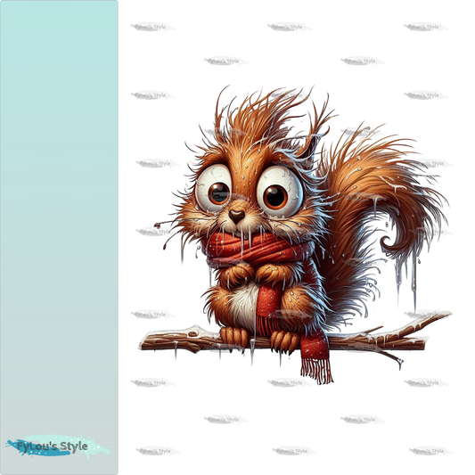 Bügelbild FrostBEULEN Eichhörnchen #4