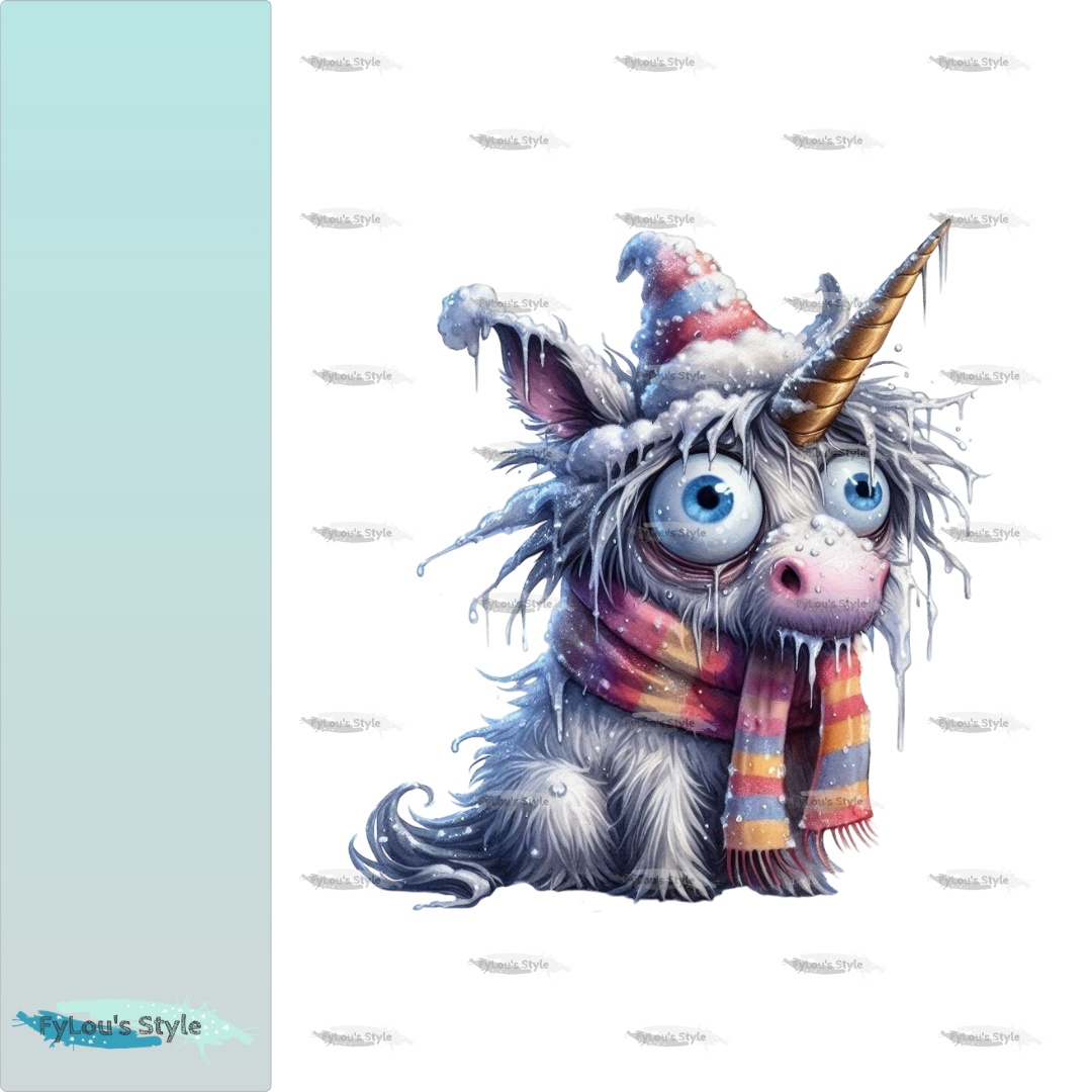 Bügelbild FrostBEULEN Einhorn #1