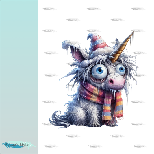 Bügelbild FrostBEULEN Einhorn #1