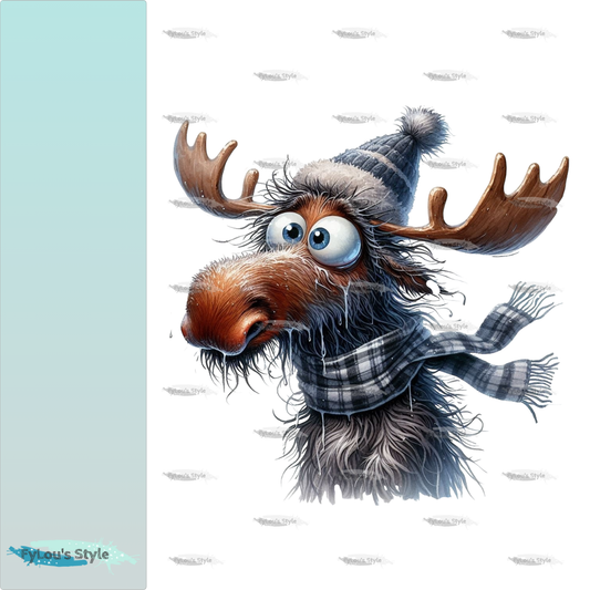 Bügelbild FrostBEULEN Elch #2