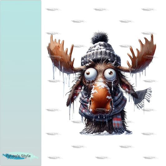Bügelbild FrostBEULEN Elch #3