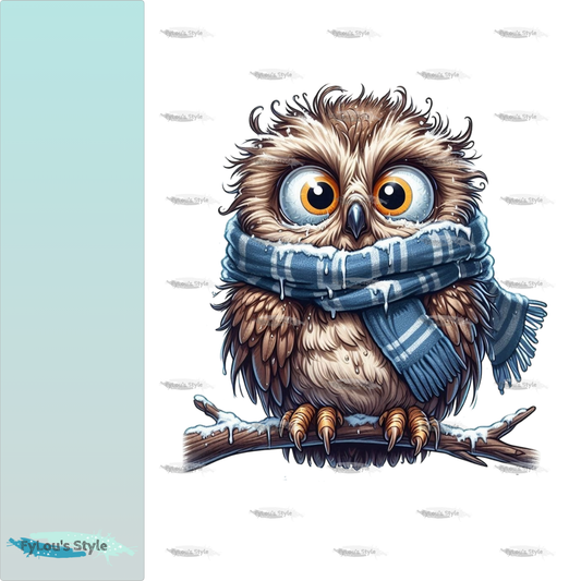 Bügelbild FrostBEULEN Eule #2