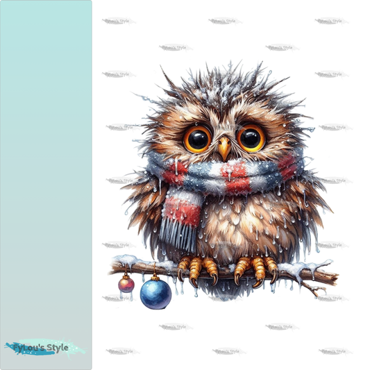 Bügelbild FrostBEULEN Eule #4