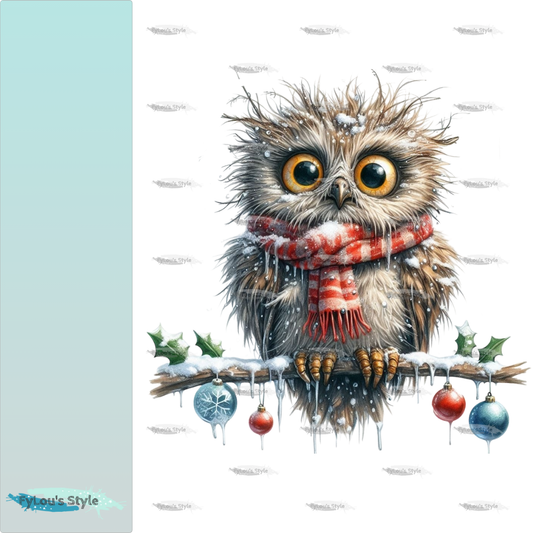 Bügelbild FrostBEULEN Eule #5