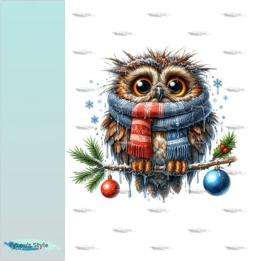 Bügelbild FrostBEULEN Eule #7