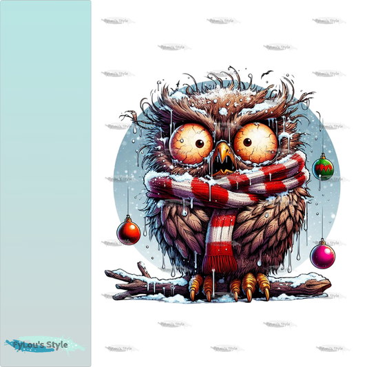 Bügelbild FrostBEULEN Eule #8