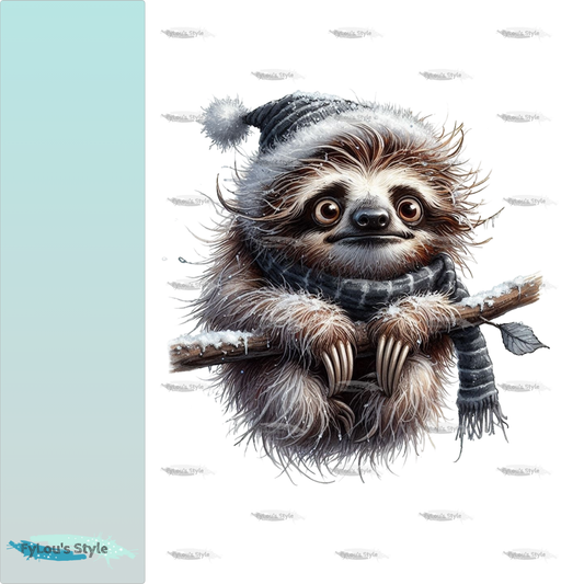 Bügelbild FrostBEULEN Faultier #1