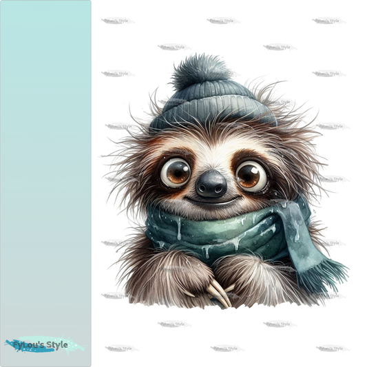 Bügelbild FrostBEULEN Faultier #2