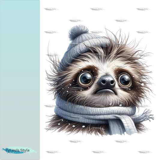 Bügelbild FrostBEULEN Faultier #5