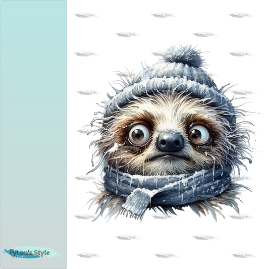 Bügelbild FrostBEULEN Faultier #7