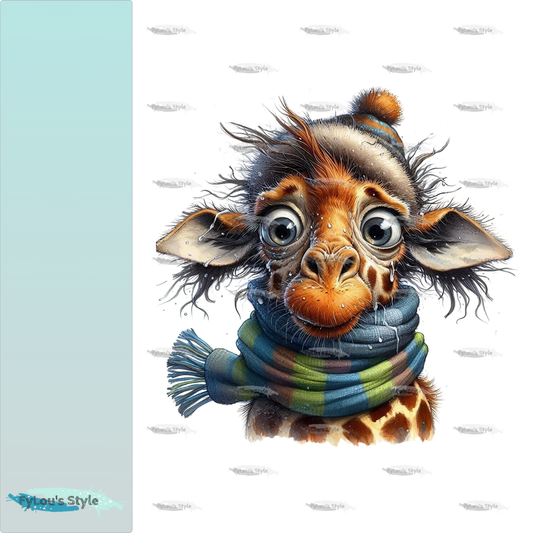 Bügelbild FrostBEULEN Giraffe #1