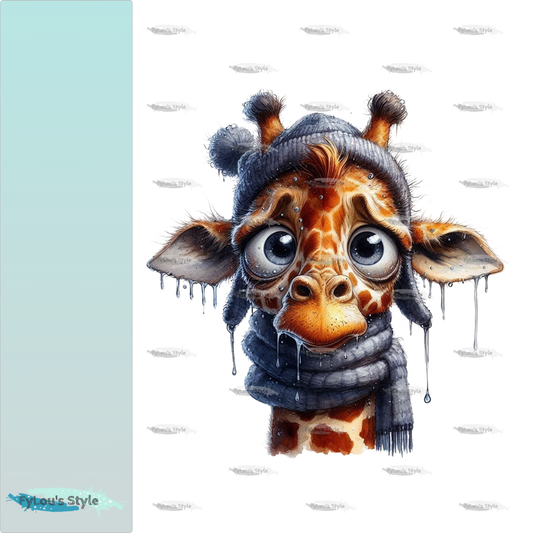 Bügelbild FrostBEULEN Giraffe #2