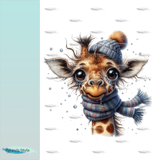 Bügelbild FrostBEULEN Giraffe #4