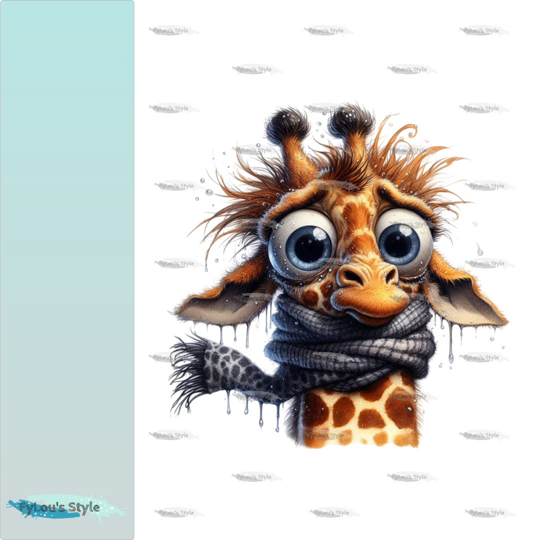 Bügelbild FrostBEULEN Giraffe #5