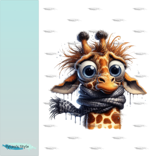 Bügelbild FrostBEULEN Giraffe #5