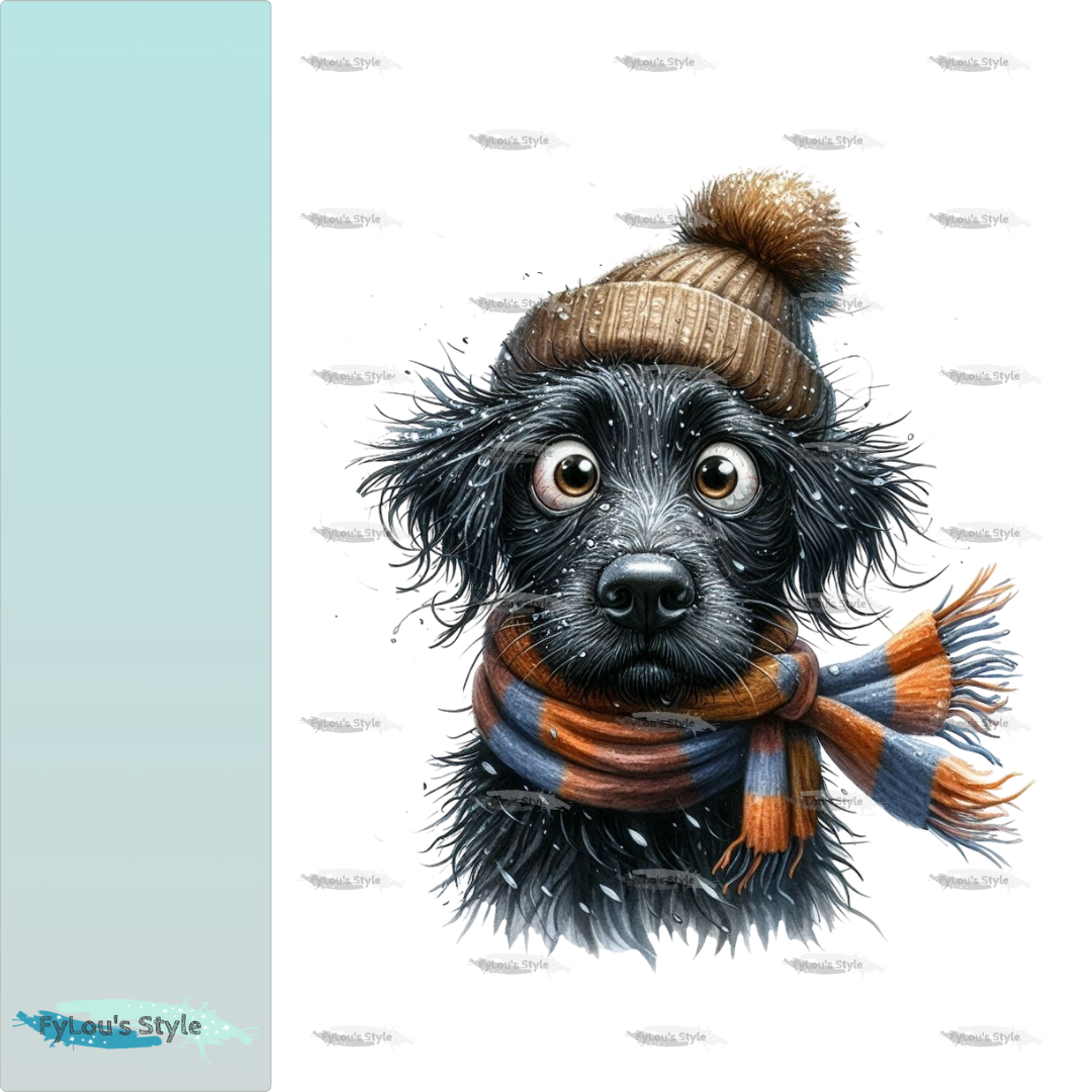 Bügelbild FrostBEULEN Hund #1