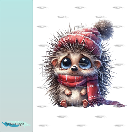Bügelbild FrostBEULEN Igel #1