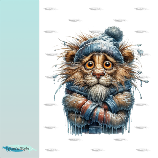 Bügelbild FrostBEULEN Löwe #1