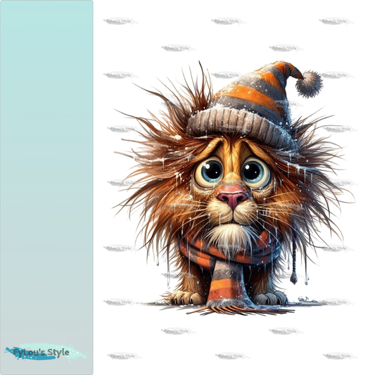 Bügelbild FrostBEULEN Löwe #2