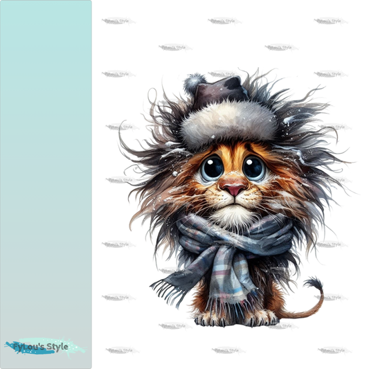 Bügelbild FrostBEULEN Löwe #3