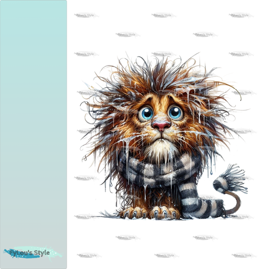 Bügelbild FrostBEULEN Löwe #4