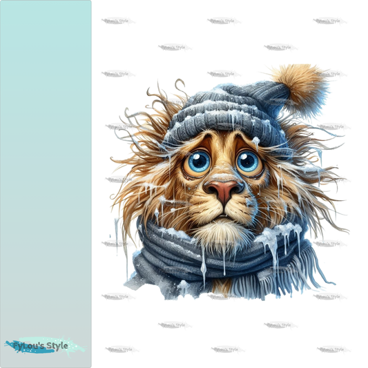 Bügelbild FrostBEULEN Löwe #6