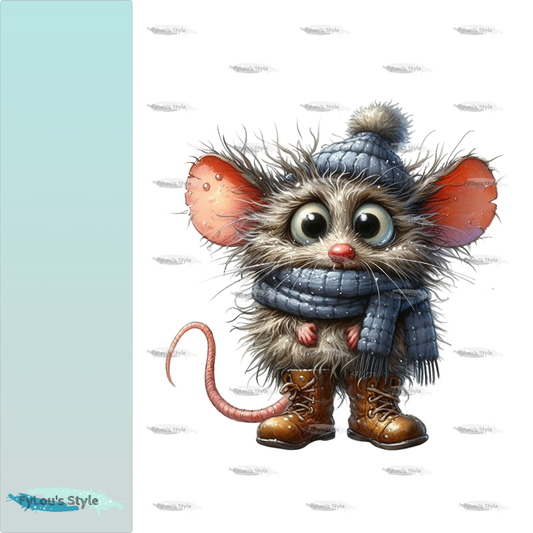 Bügelbild FrostBEULEN Maus #2