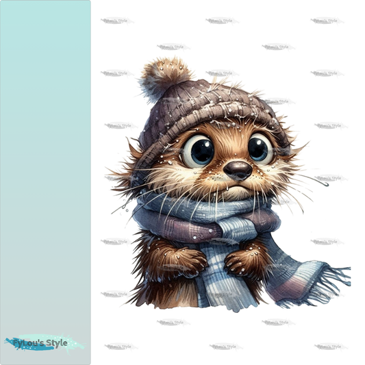 Bügelbild FrostBEULEN Otter #3