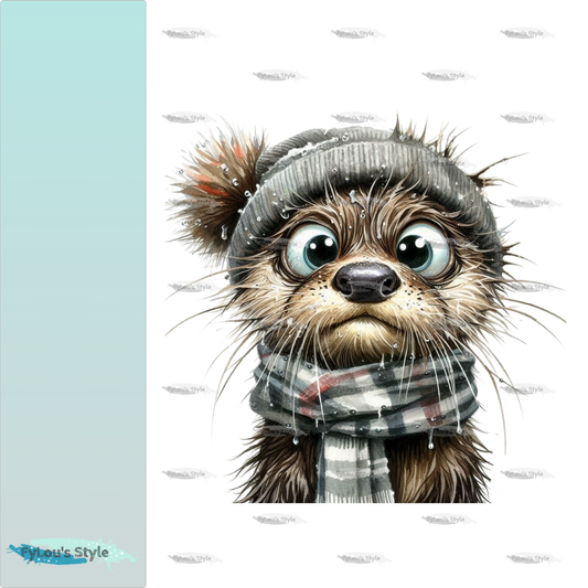 Bügelbild FrostBEULEN Otter #4