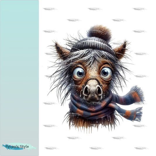 Bügelbild FrostBEULEN Pferd #1