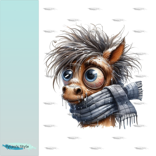 Bügelbild FrostBEULEN Pferd #2